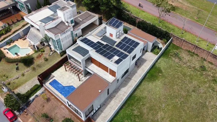 Instalação residencial da Forte Sol