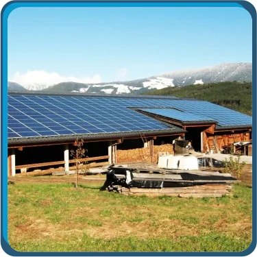 Sistema fotovoltaico instalado em propriedade rural